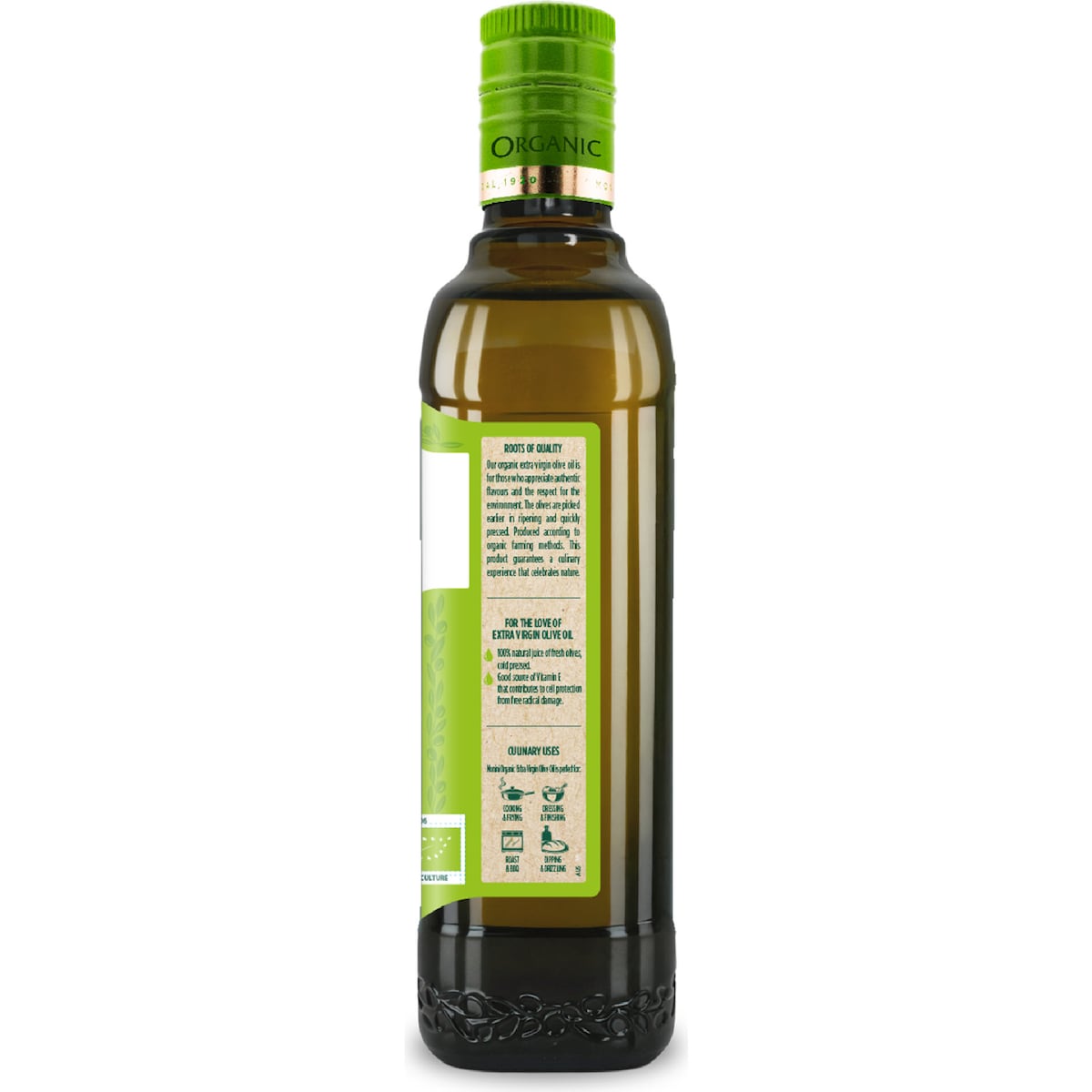 Monini Organic Extra Virgin Olive Oil 500ml