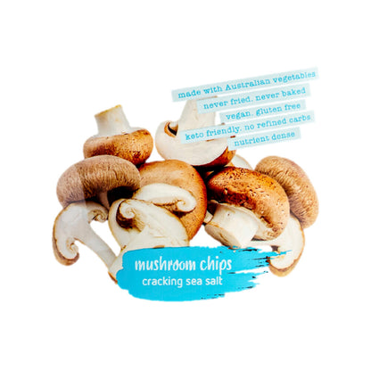 Nudus Bites Mushroom Chips Cracking Seasalt - 25g