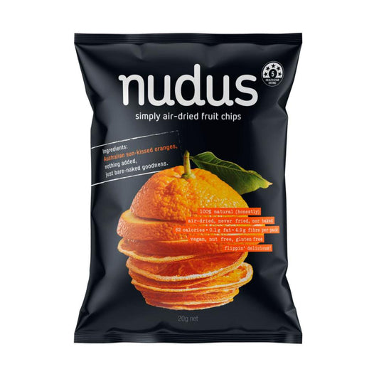 Nudus Air Dried Orange Chips - 20g
