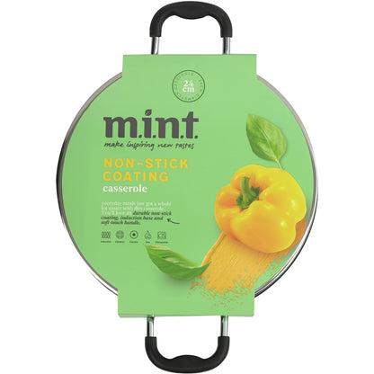 Mint Non-stick Coating Casserole 24cm Each