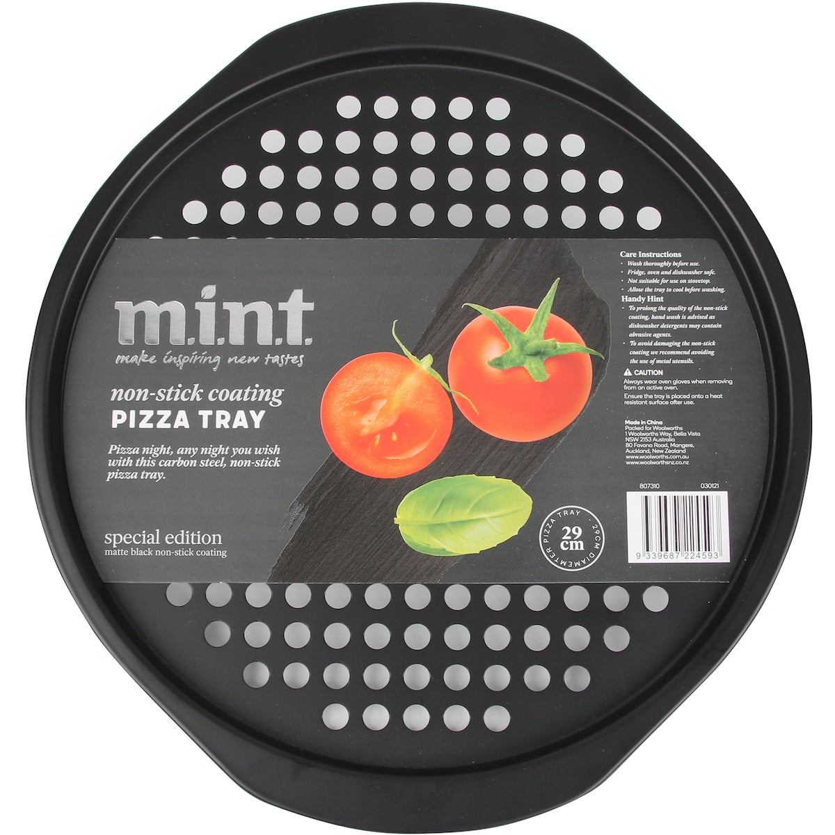 Mint Non-stick Coating Pizza Baking Tray 29cm Each