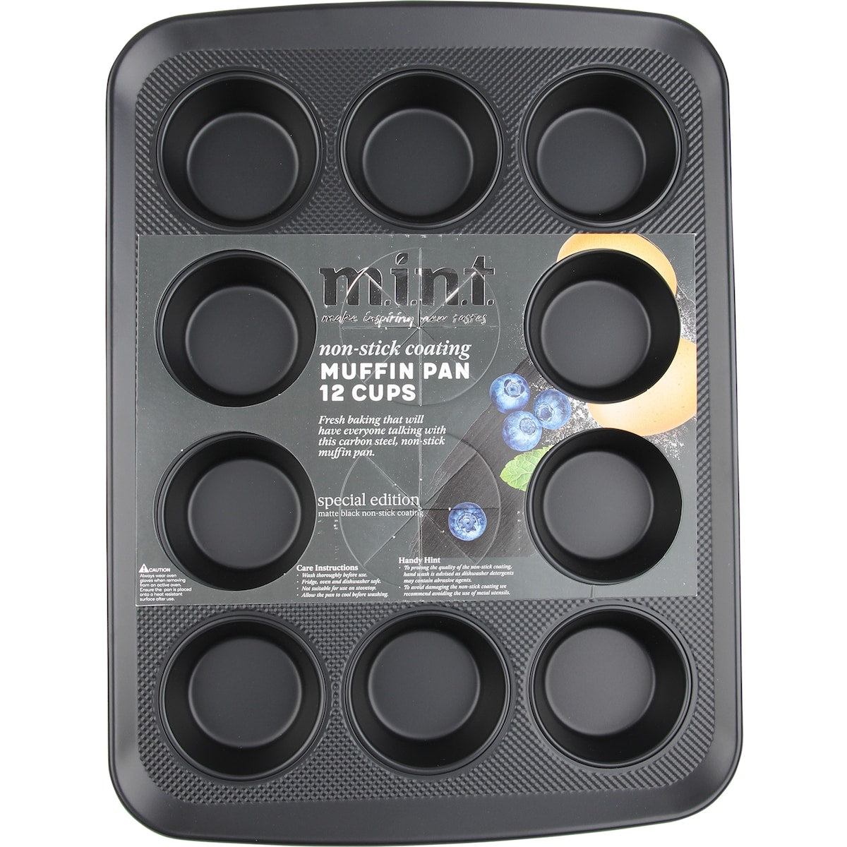 Mint Non-stick Coating Muffin Pan 12 Cups Each