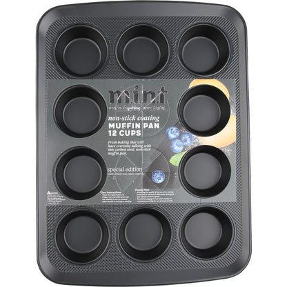 Mint Non-stick Coating Muffin Pan 12 Cups Each