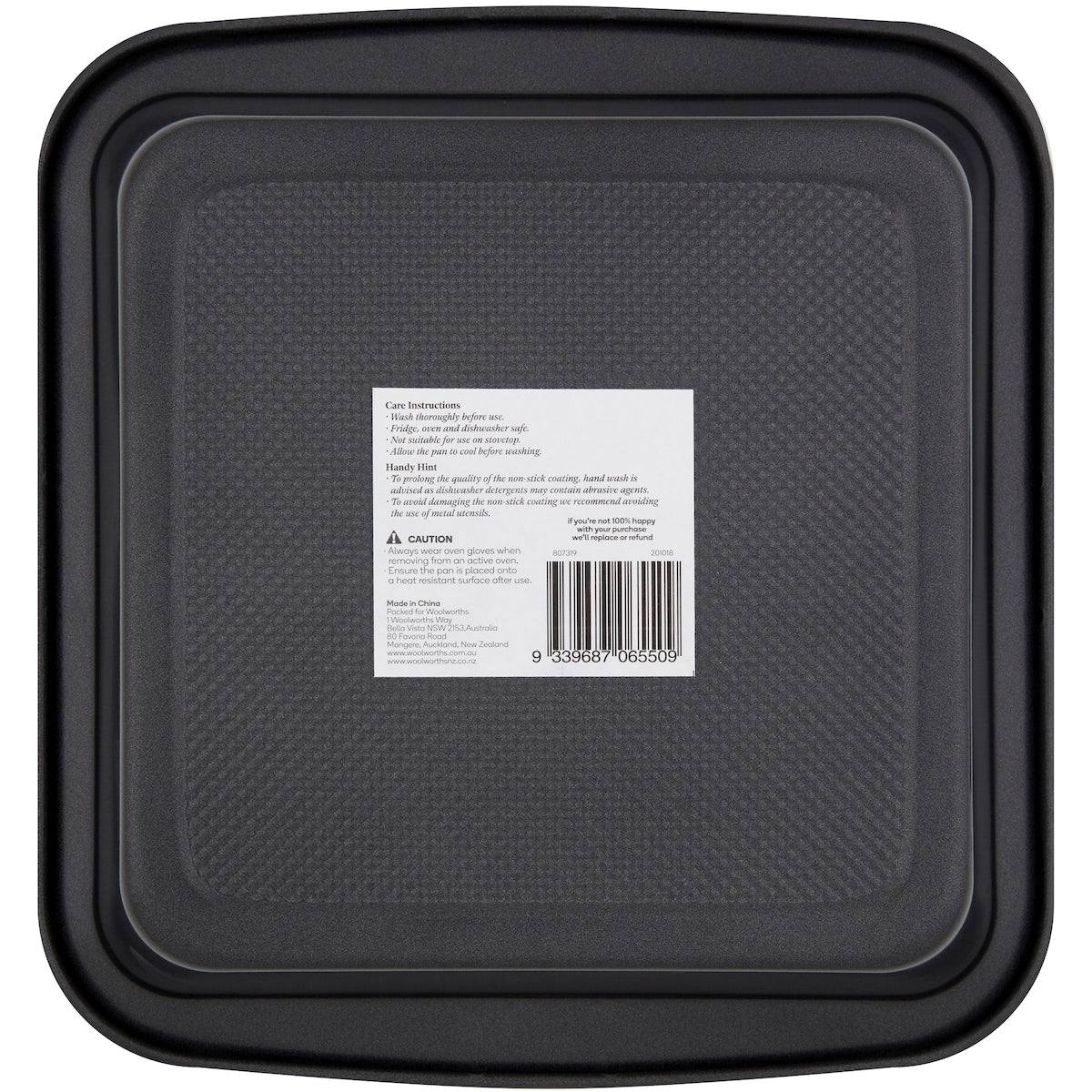 Mint Non-stick Coating Square Cake Pan Each