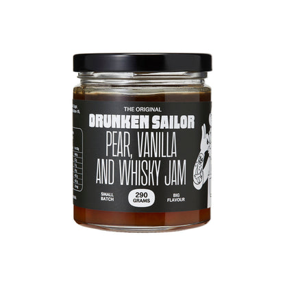 Drunken Sailor Pear Vanilla Whisky Jam - 290g
