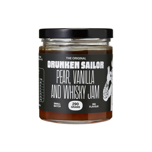 Drunken Sailor Pear Vanilla Whisky Jam - 290g