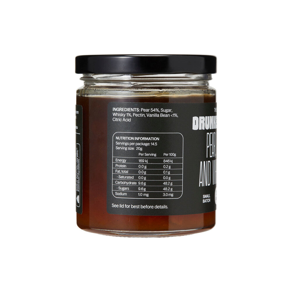Drunken Sailor Pear Vanilla Whisky Jam - 290g