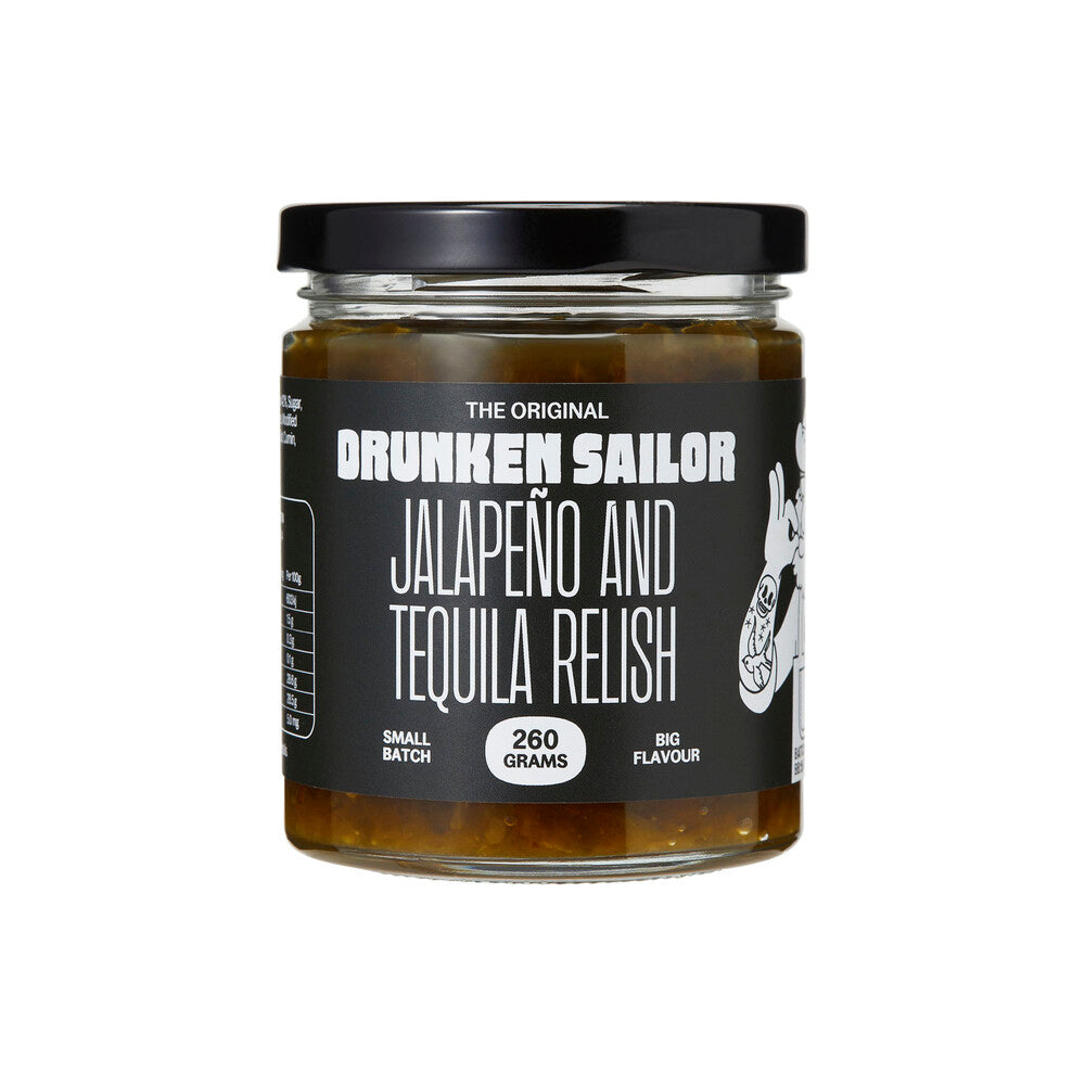 Drunken Sailor Jalapeno & Tequila Relish - 260g