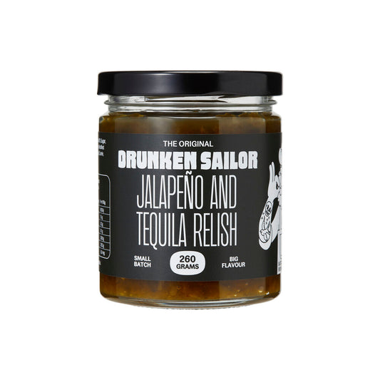 Drunken Sailor Jalapeno & Tequila Relish - 260g