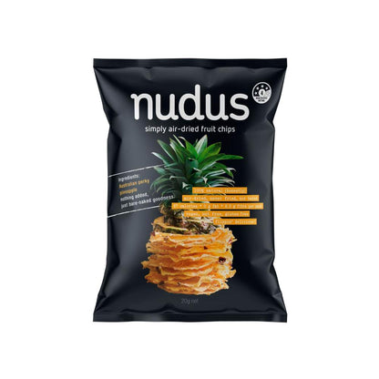 Nudus Air Dried Pineapple Chips - 20g