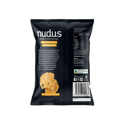Nudus Air Dried Pineapple Chips - 20g