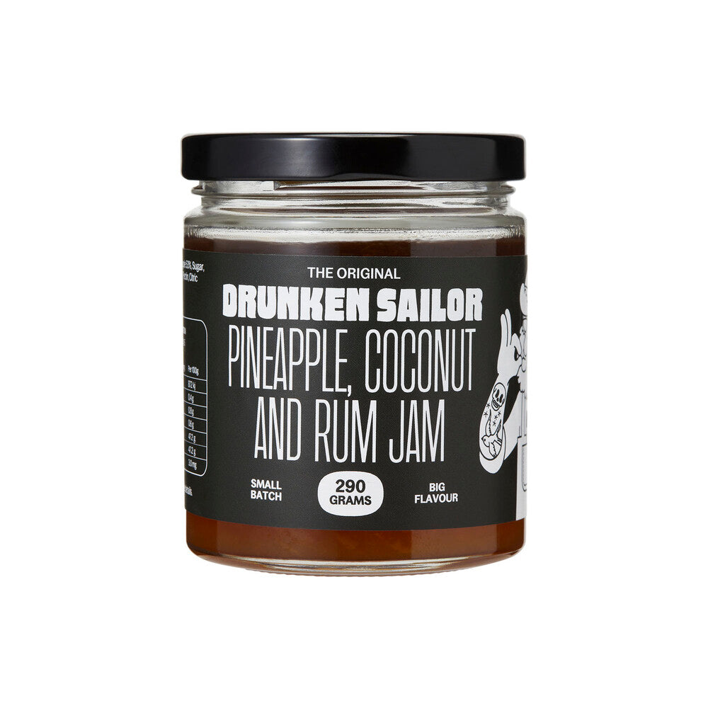 Drunken Sailor Pineapple Coconut & Rum Jam - 290g