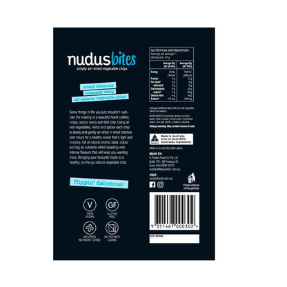 Nudus Bites Zuchinni Chips Cracking Seasalt - 20g