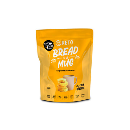 Get Ya Yum On 90 Sec Keto Bread In A Mug - English Muffin - 50g
