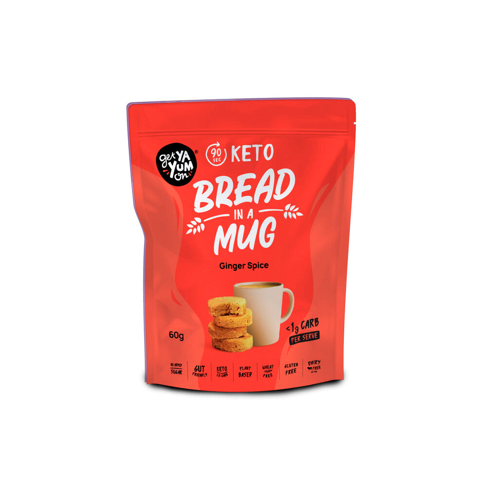 Get Ya Yum On 90 Sec Keto Bread In A Mug - Ginger Spice - 60g