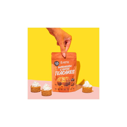 Get Ya Yum On 90 Sec Keto Butterscotch & Coffee Teacakes - 60g