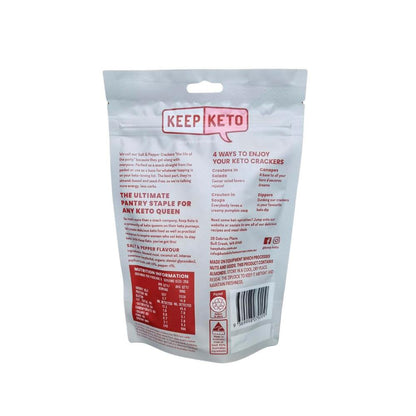 Keep Keto Salt & Pepper Crackers - 75g