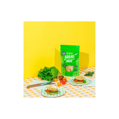Get Ya Yum On 90 Sec Keto Bread In A Mug Mix - 5xMug Serves - Linseed Chia - 250g