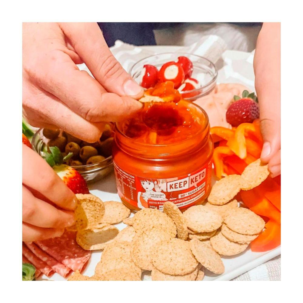 Keep Keto Roasted Capsicum & Chilli Relish - 300g