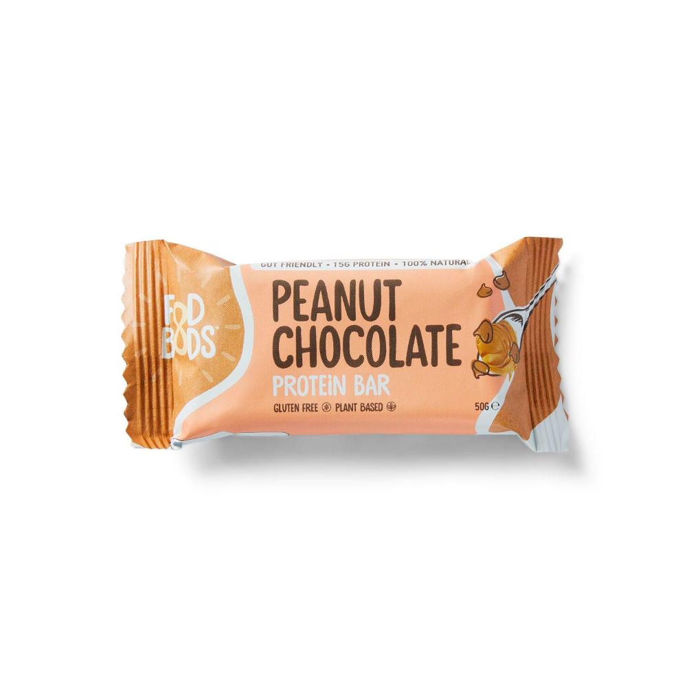 Fodbods Gut Friendly Protein Bar Peanut Chocolate - 50g