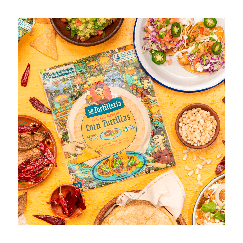 La Tortilleria Corn Tortillas 8 Pack - 220g