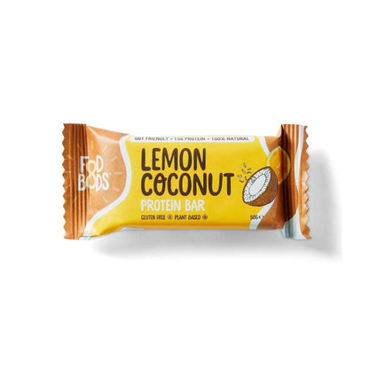 Fodbods Gut Friendly Protein Bar Lemon Coconut - 50g