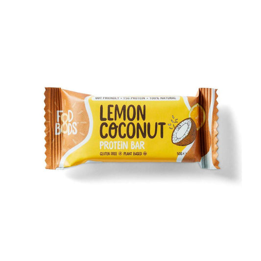 Fodbods Gut Friendly Protein Bar Lemon Coconut - 50g