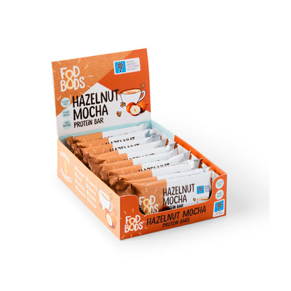 Fodbods Gut Friendly Protein Bar Hazelnut Mocha - 50g