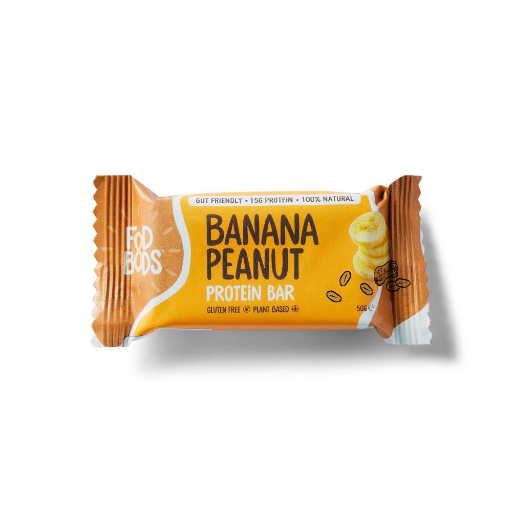 Fodbods Gut Friendly Protein Bar Banana Peanut - 50g