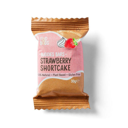Fodbods Allergy Friendly Buddies Bar Strawberry Shortcake - 30g