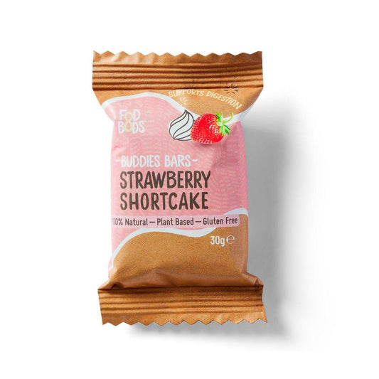 Fodbods Allergy Friendly Buddies Bar Strawberry Shortcake - 30g