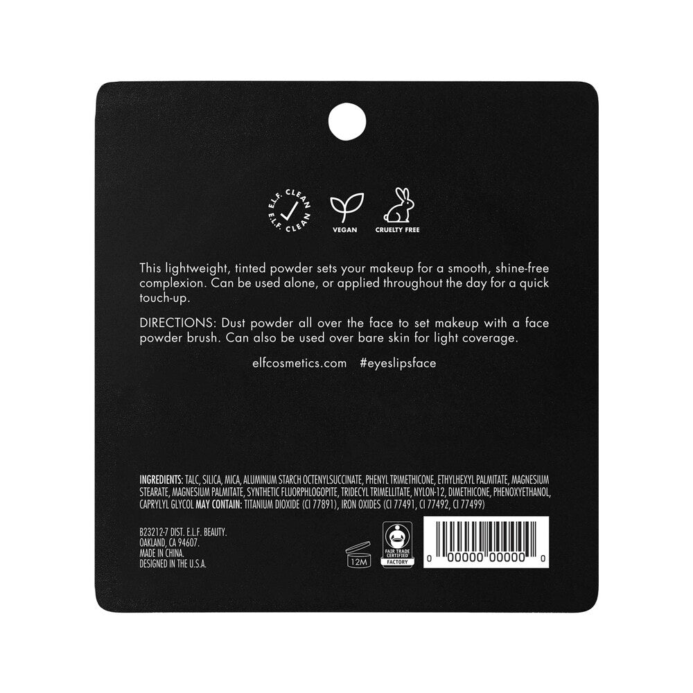 E.l.f. Prime & Stay Finishing Powder Light/medium - 1g