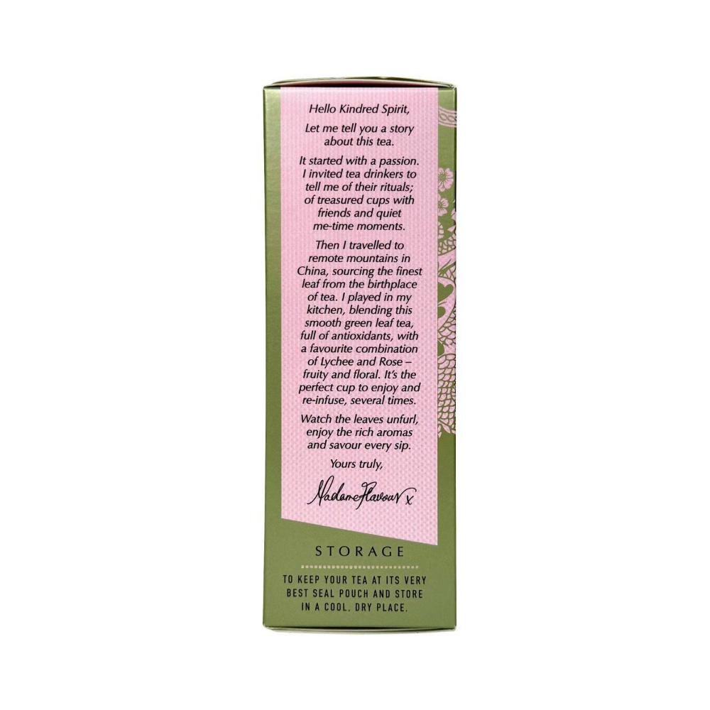 Madame Flavour Green Lychee Rose Pyramids - 15 pack