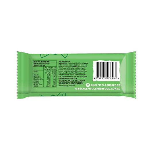 Keep It Cleaner Plant Based Protein Bar Mint Crisp - 40g