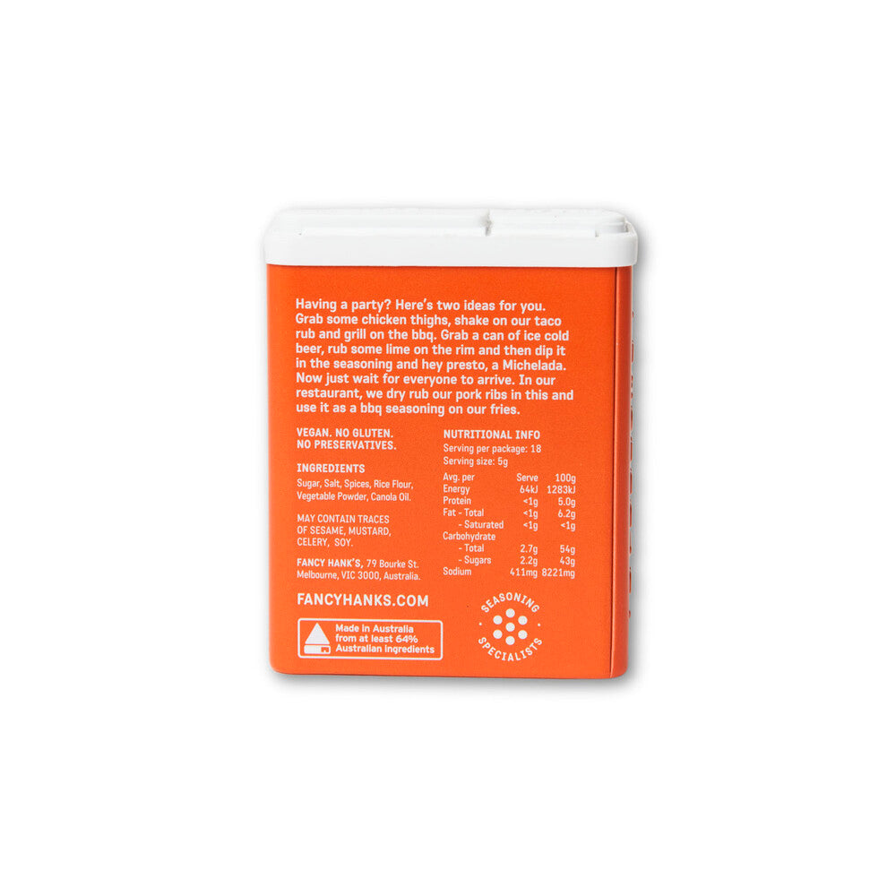 Fancy Hank's Taco Rub - 90g