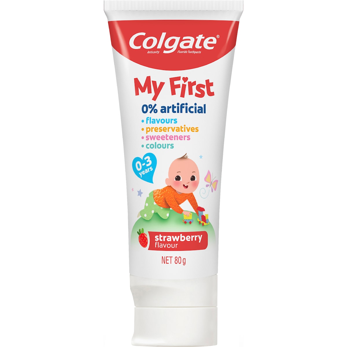 Colgate Kids Toothpaste My First Strawberry 0-3 Years 80g