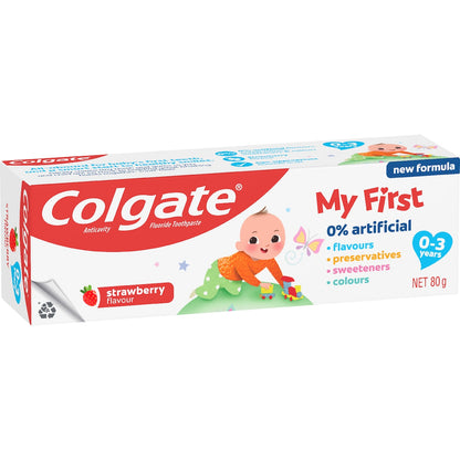 Colgate Kids Toothpaste My First Strawberry 0-3 Years 80g