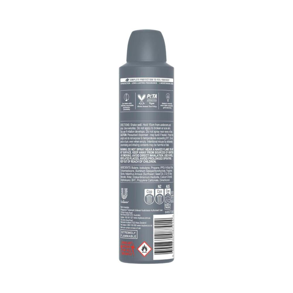 Dove Men Deodorant Advanced 72hr Aerosol Extra Fresh - 250mL