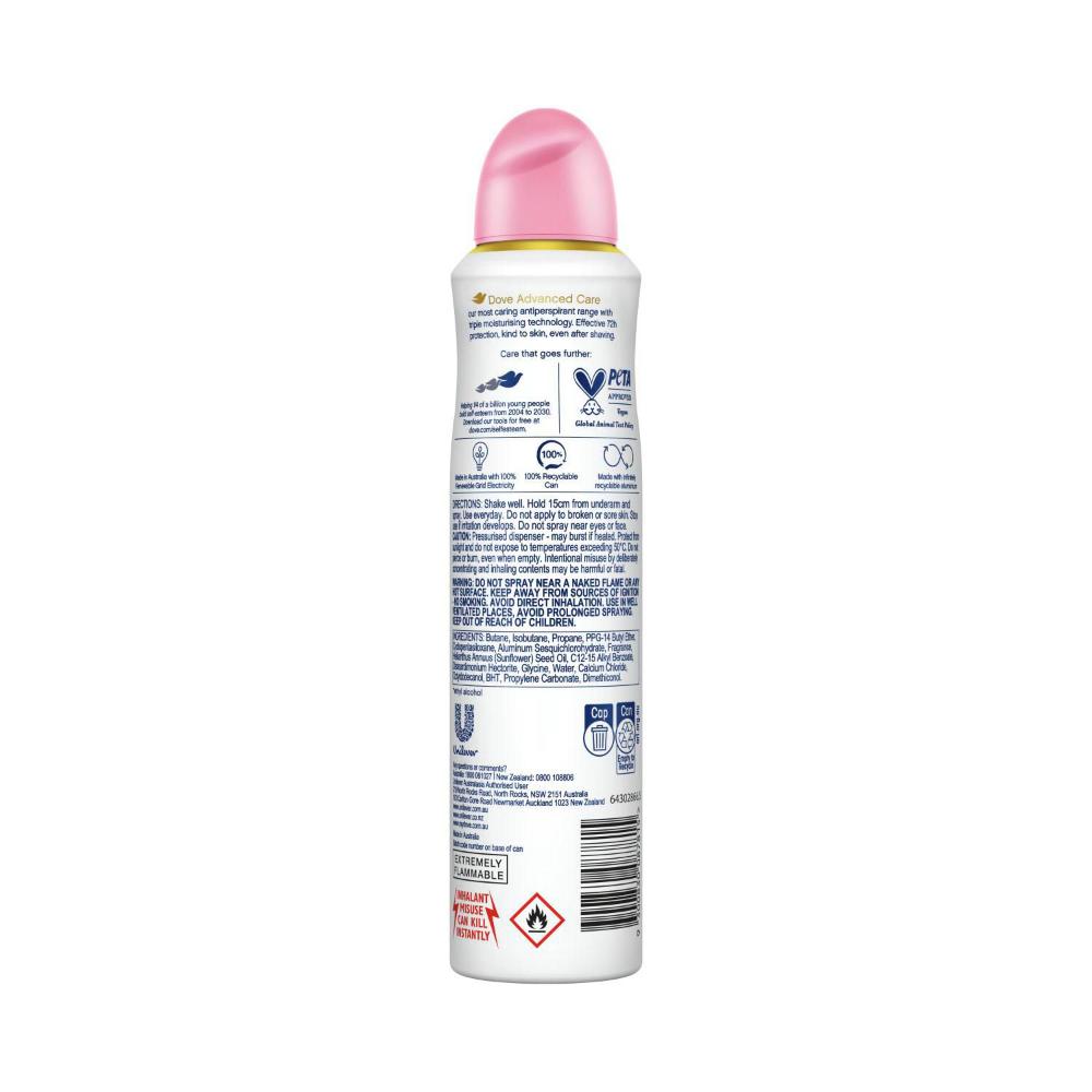 Dove Advanced Antiperspirant Aerosol Deodorant Acai Berry And Waterlily - 250mL