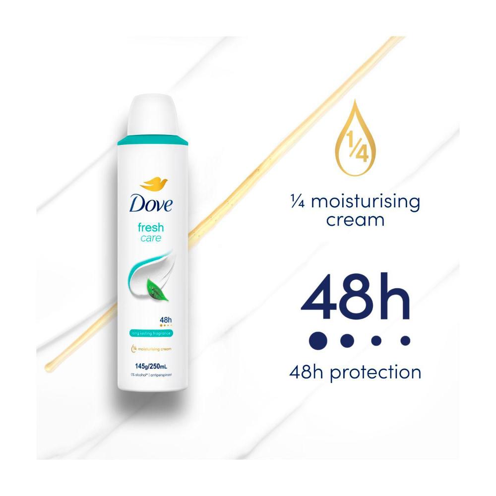 Dove Women Deodorant 48hr Aerosol Fresh - 250mL