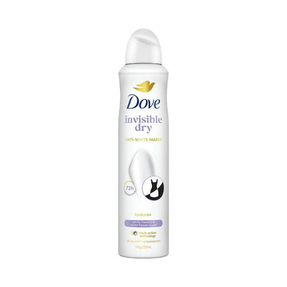 Dove Women Deodorant Advanced 72hr Aerosol Invisible Dry - 250mL