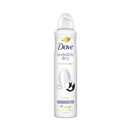 Dove Women Deodorant Advanced 72hr Aerosol Invisible Dry - 250mL