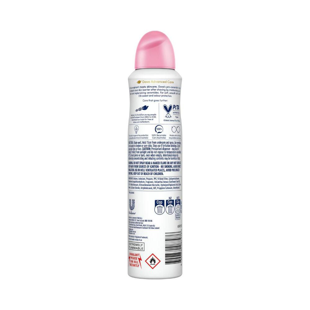 Dove Advanced Antiperspirant Aerosol Deodorant Pomegranate - 250mL