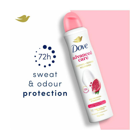Dove Advanced Antiperspirant Aerosol Deodorant Pomegranate - 250mL