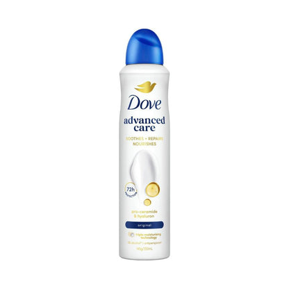 Dove Women Deodorant Advanced 72hr Aerosol Original - 250mL