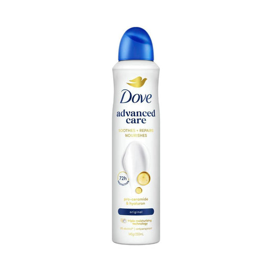 Dove Women Deodorant Advanced 72hr Aerosol Original - 250mL