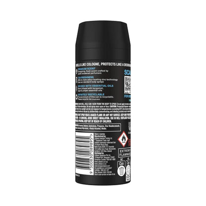 Lynx Fine Fragrance Deodorant Body Spray Aqua Bergamot - 150mL