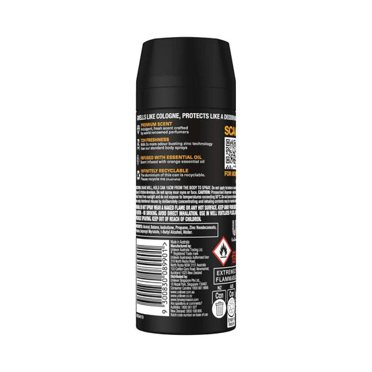 Lynx Fine Fragrance Deodorant Body Spray Black Vanilla - 150mL