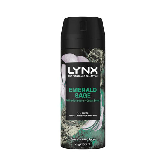 Lynx Aerosol Deodorant Emerald Sage - 150mL