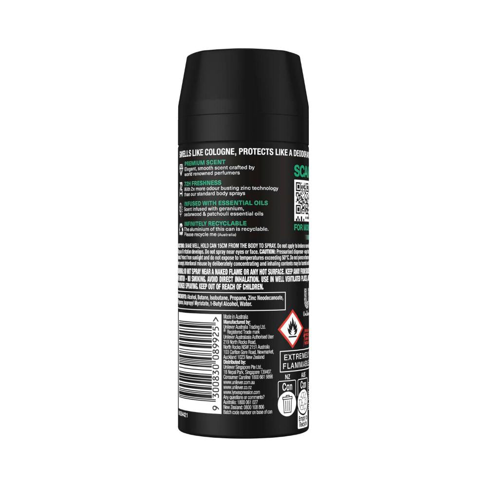 Lynx Aerosol Deodorant Emerald Sage - 150mL